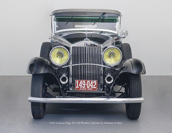 1930 Graham-Paige 837 All Weather Cabriolet by Erdmann & Rossi