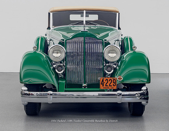 1934 Packard 1108 (Twelve) Convertible Runabout by Dietrich
